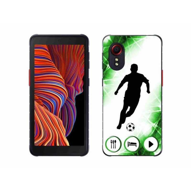 Gelový kryt mmCase na mobil Samsung Galaxy Xcover 5 - fotbalista