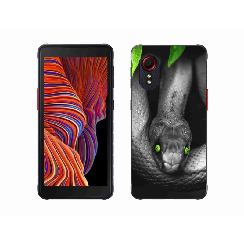 Gelový kryt mmCase na mobil Samsung Galaxy Xcover 5 - had