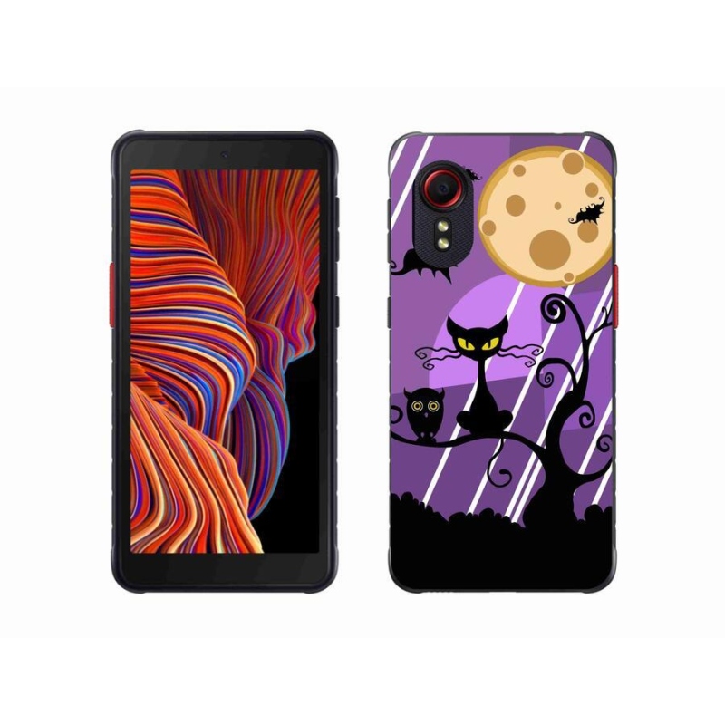 Gelový kryt mmCase na mobil Samsung Galaxy Xcover 5 - halloween