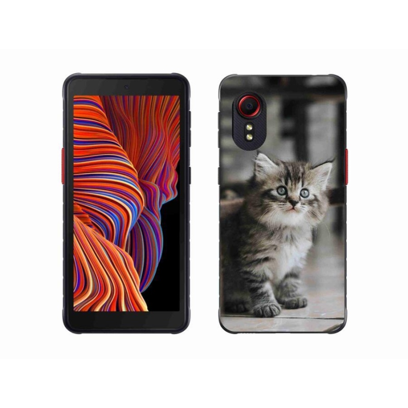 Gelový kryt mmCase na mobil Samsung Galaxy Xcover 5 - koťátko