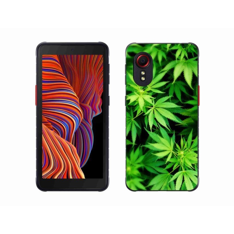 Gelový kryt mmCase na mobil Samsung Galaxy Xcover 5 - konopí 3