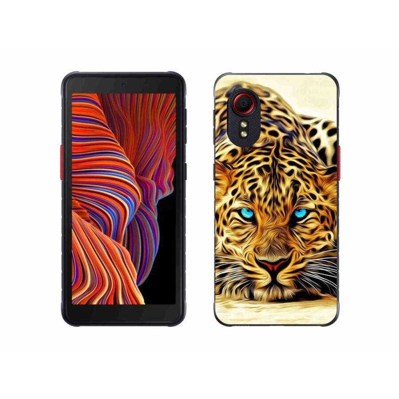 Gelový kryt mmCase na mobil Samsung Galaxy Xcover 5 - kreslený tygr