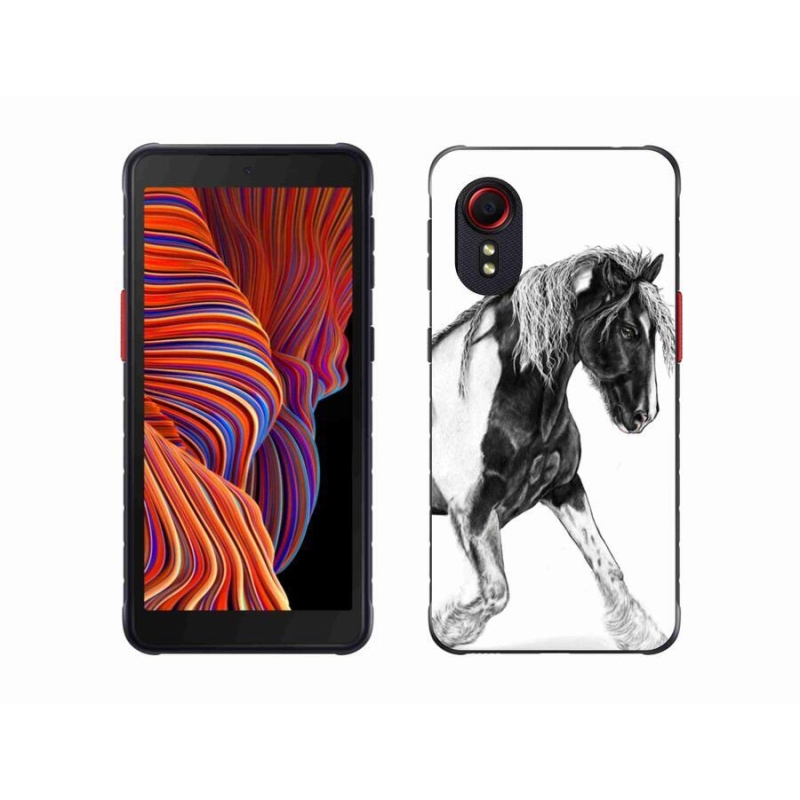 Gelový kryt mmCase na mobil Samsung Galaxy Xcover 5 - kůň