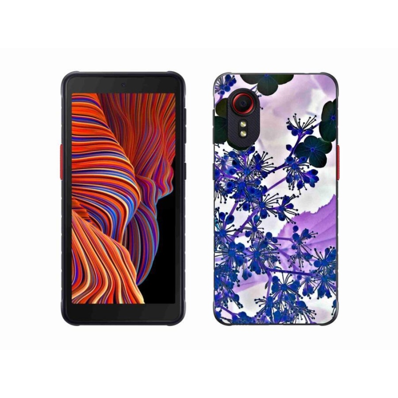Gelový kryt mmCase na mobil Samsung Galaxy Xcover 5 - květ hortenzie