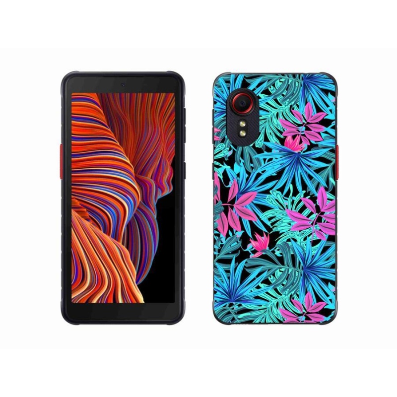 Gelový kryt mmCase na mobil Samsung Galaxy Xcover 5 - květiny 3