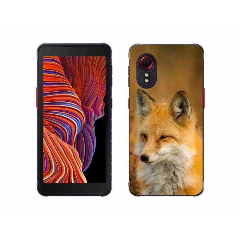Gelový kryt mmCase na mobil Samsung Galaxy Xcover 5 - liška