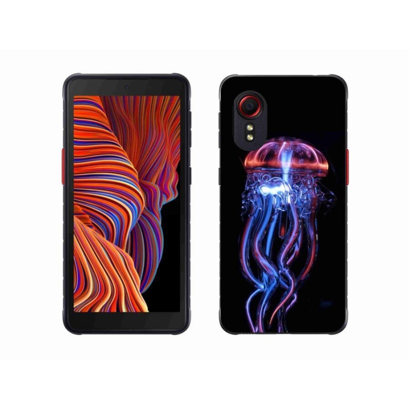 Gelový kryt mmCase na mobil Samsung Galaxy Xcover 5 - medúza