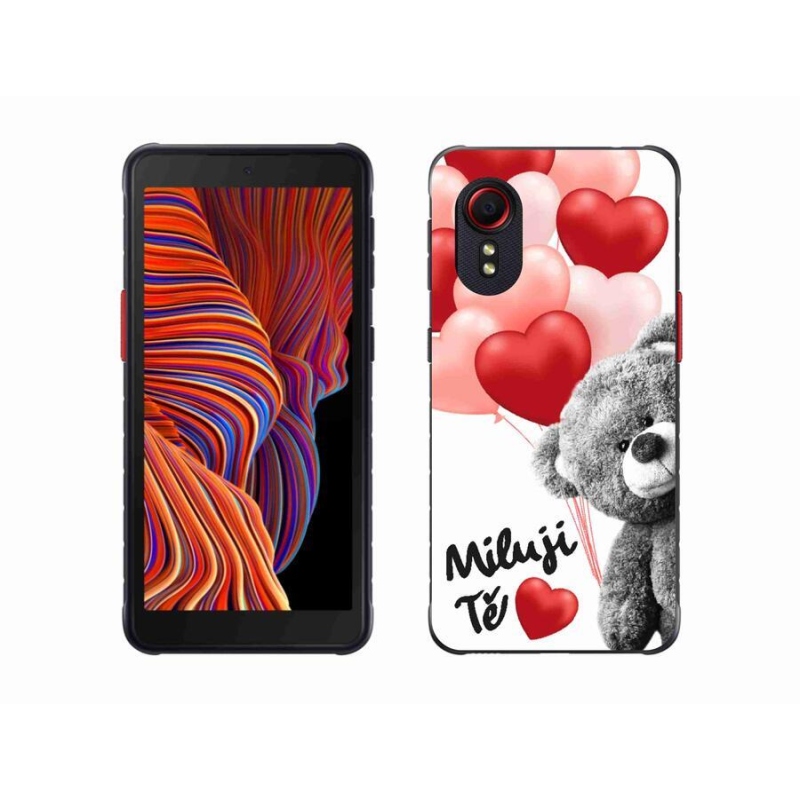 Gelový kryt mmCase na mobil Samsung Galaxy Xcover 5 - miluji Tě