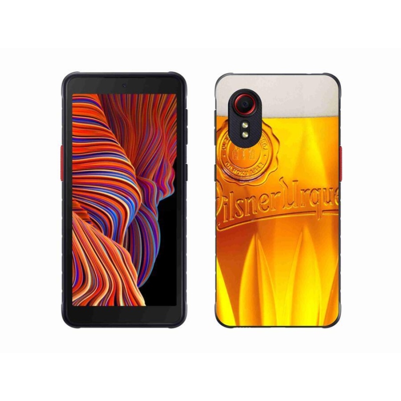 Gelový kryt mmCase na mobil Samsung Galaxy Xcover 5 - pivo