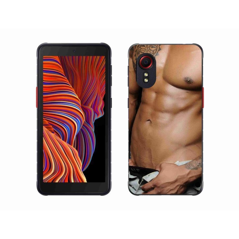 Gelový kryt mmCase na mobil Samsung Galaxy Xcover 5 - sexy muž