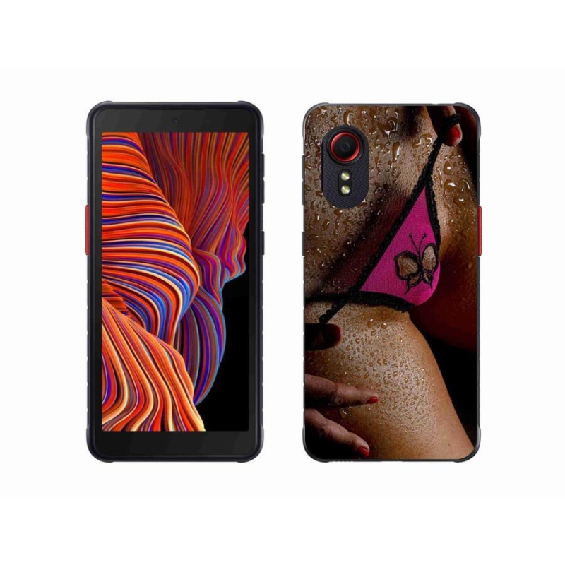 Gelový kryt mmCase na mobil Samsung Galaxy Xcover 5 - sexy žena