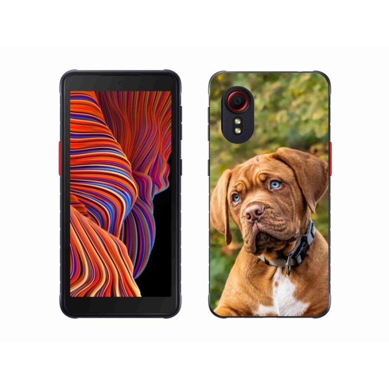 Gelový kryt mmCase na mobil Samsung Galaxy Xcover 5 - štěně