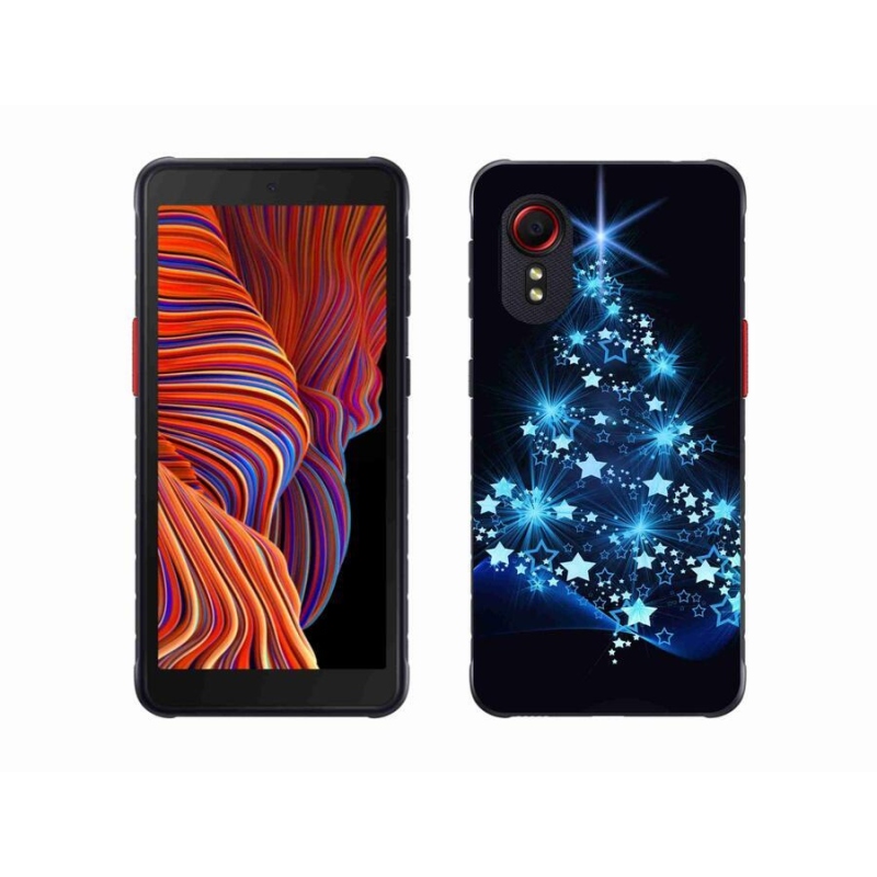 Gelový kryt mmCase na mobil Samsung Galaxy Xcover 5 - vánoční stromek