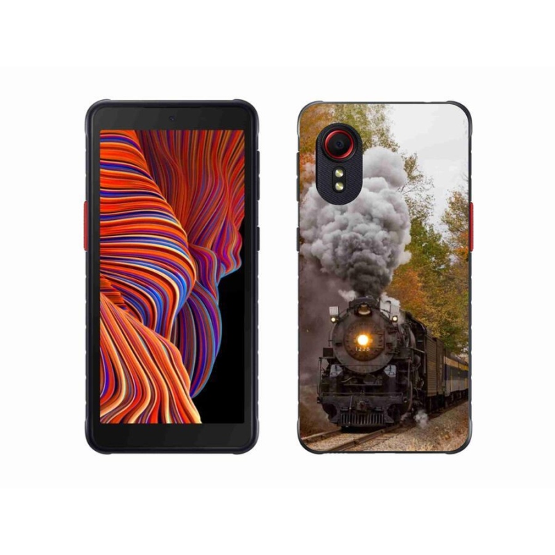 Gelový kryt mmCase na mobil Samsung Galaxy Xcover 5 - vlak 1