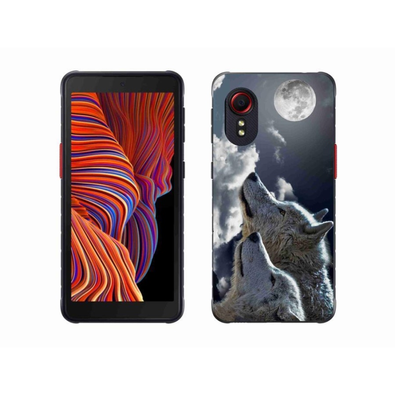 Gelový kryt mmCase na mobil Samsung Galaxy Xcover 5 - vlci