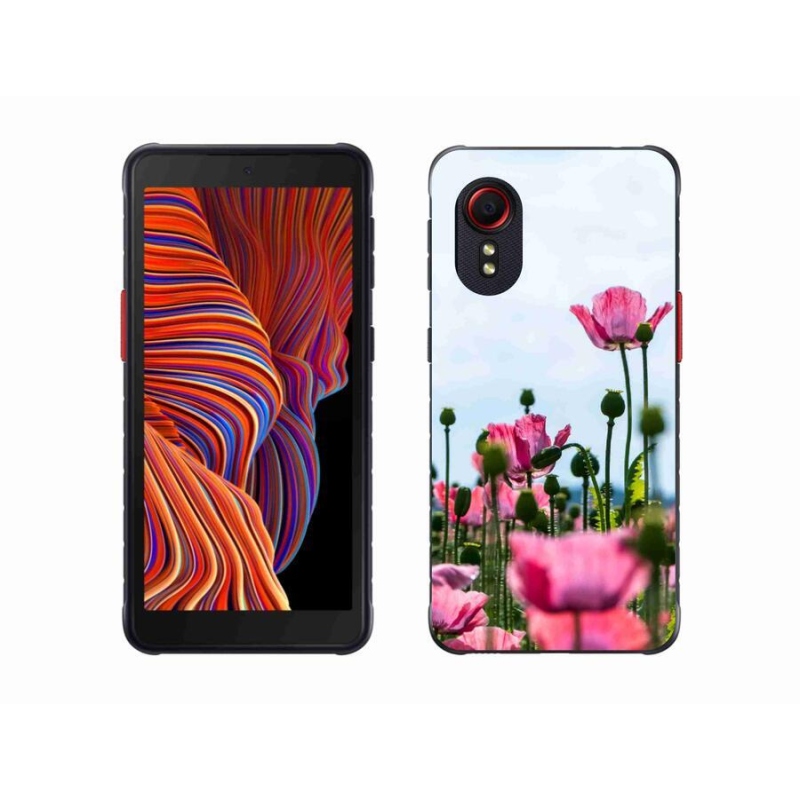 Gelový kryt mmCase na mobil Samsung Galaxy Xcover 5 - vlčí mák