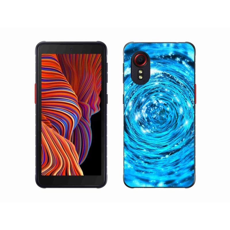 Gelový kryt mmCase na mobil Samsung Galaxy Xcover 5 - vodní vír