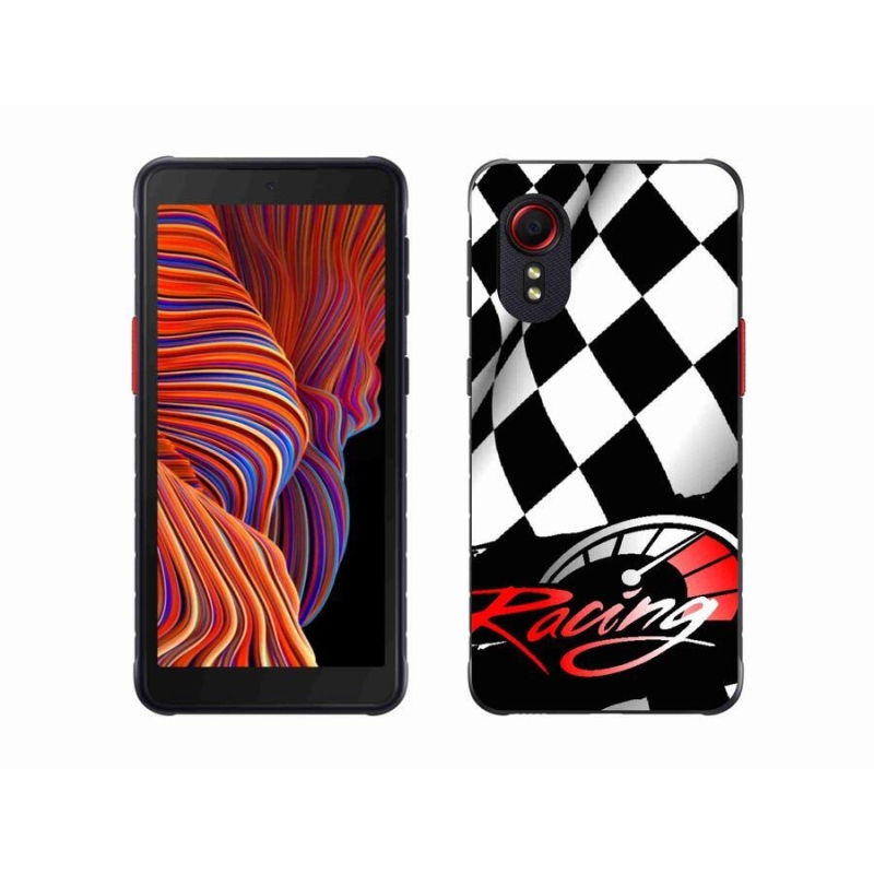 Gelový kryt mmCase na mobil Samsung Galaxy Xcover 5 - závodění