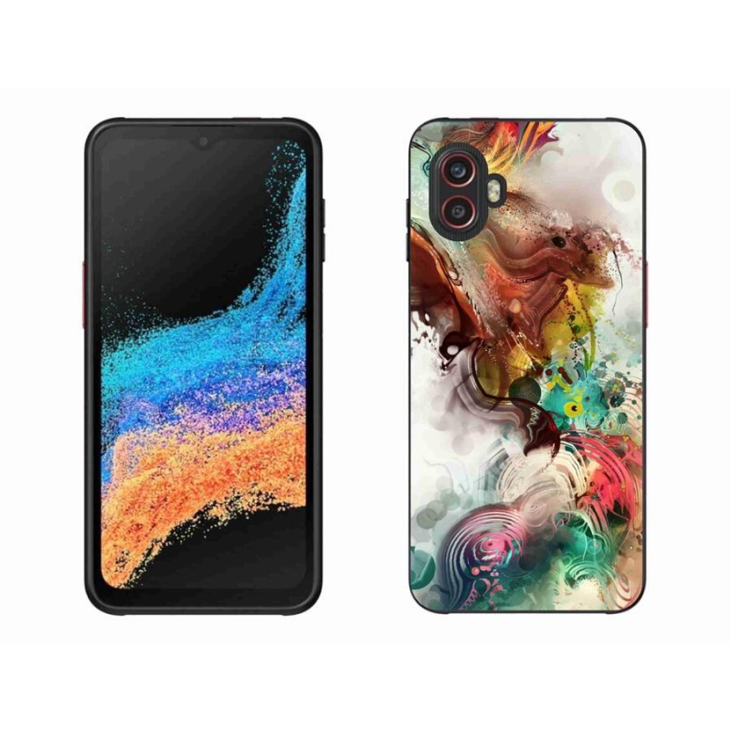 Gelový kryt mmCase na mobil Samsung Galaxy Xcover 6 Pro - abstrakt 1
