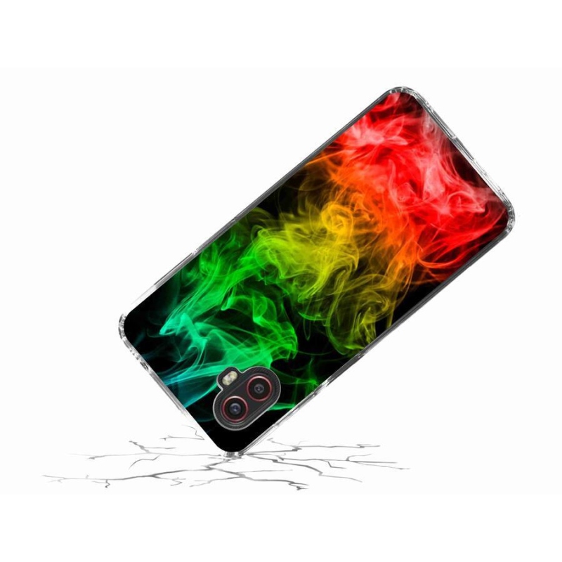 Gelový kryt mmCase na mobil Samsung Galaxy Xcover 6 Pro - abstraktní vzor 7