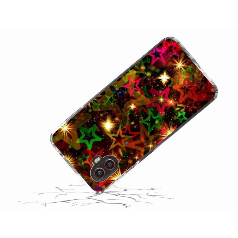 Gelový kryt mmCase na mobil Samsung Galaxy Xcover 6 Pro - barevné hvězdičky