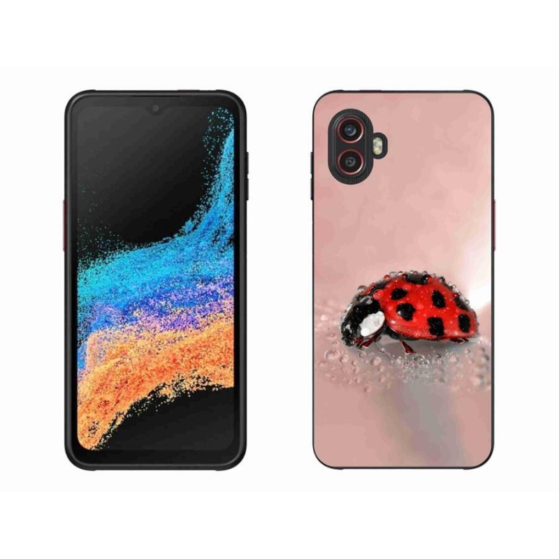 Gelový kryt mmCase na mobil Samsung Galaxy Xcover 6 Pro - beruška
