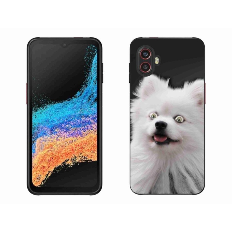 Gelový kryt mmCase na mobil Samsung Galaxy Xcover 6 Pro - bílý špic