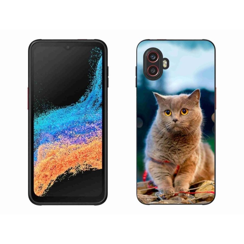 Gelový kryt mmCase na mobil Samsung Galaxy Xcover 6 Pro - britská modrá 2