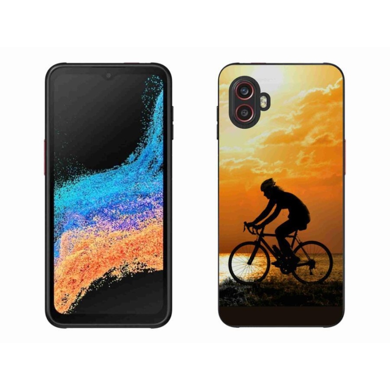 Gelový kryt mmCase na mobil Samsung Galaxy Xcover 6 Pro - cyklovýlet
