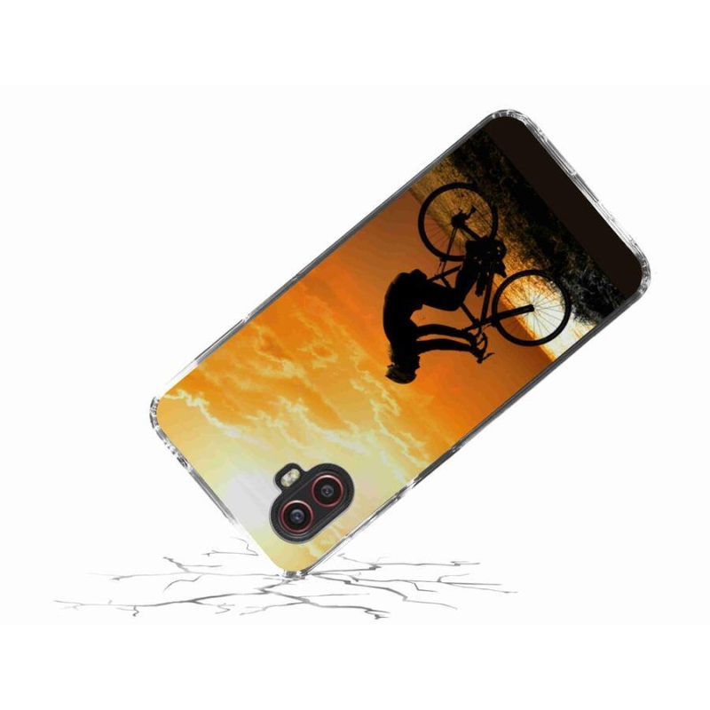 Gelový kryt mmCase na mobil Samsung Galaxy Xcover 6 Pro - cyklovýlet