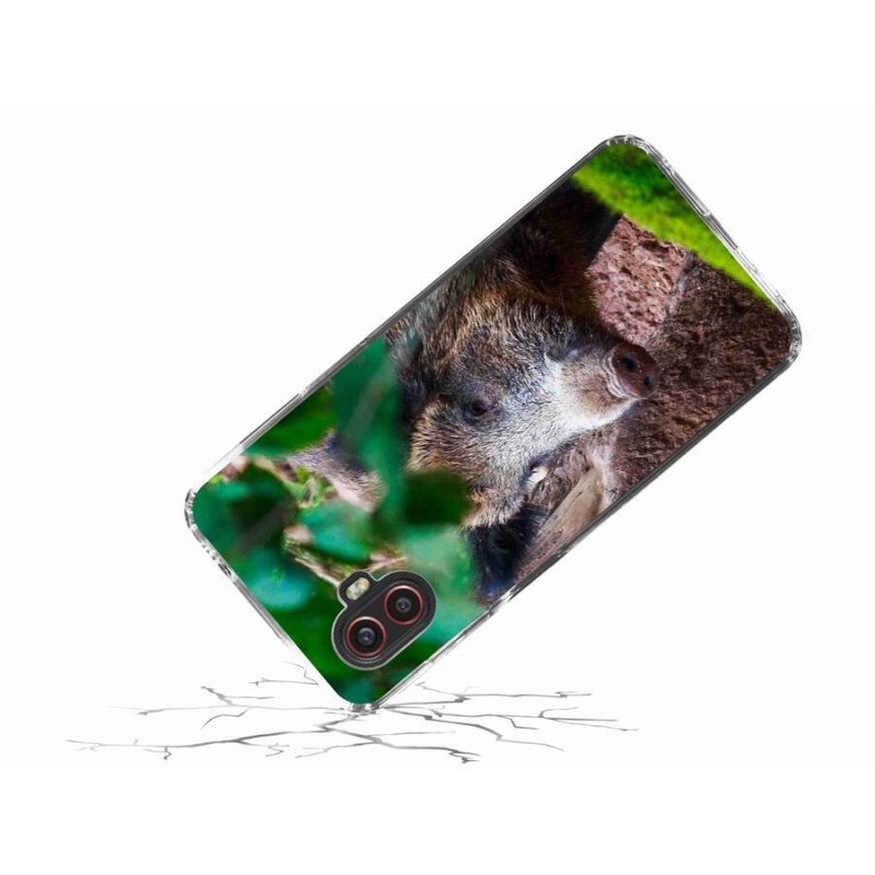Gelový kryt mmCase na mobil Samsung Galaxy Xcover 6 Pro - divoké prase