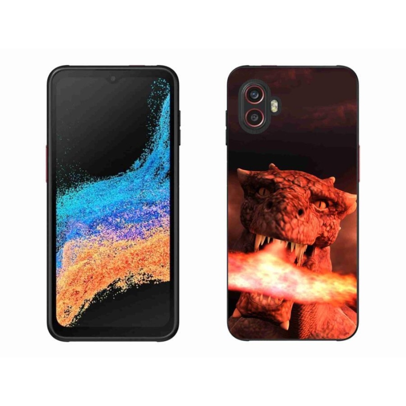 Gelový kryt mmCase na mobil Samsung Galaxy Xcover 6 Pro - drak