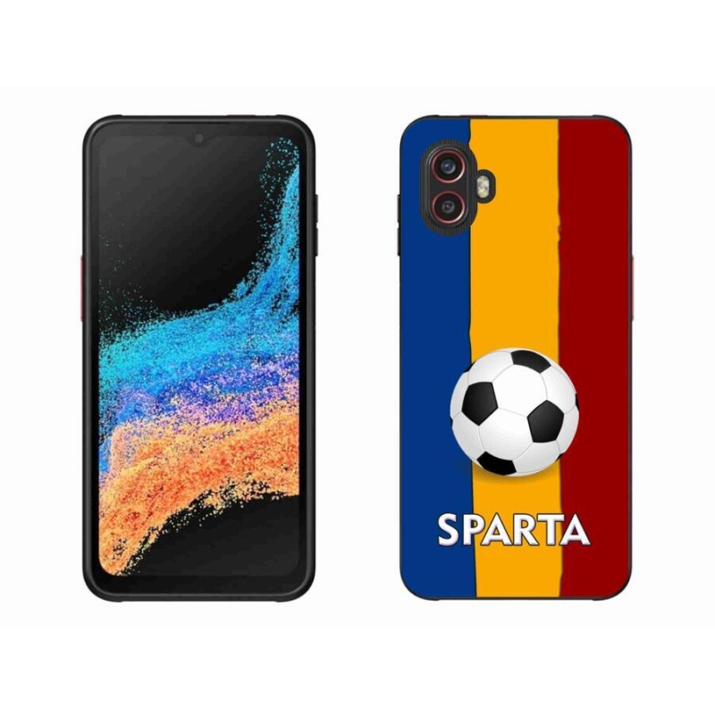 Gelový kryt mmCase na mobil Samsung Galaxy Xcover 6 Pro - fotbal 1