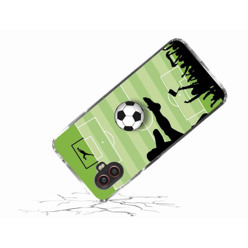 Gelový kryt mmCase na mobil Samsung Galaxy Xcover 6 Pro - fotbal 3