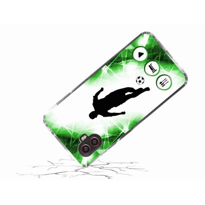 Gelový kryt mmCase na mobil Samsung Galaxy Xcover 6 Pro - fotbalista