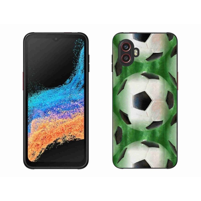 Gelový kryt mmCase na mobil Samsung Galaxy Xcover 6 Pro - fotbalový míč