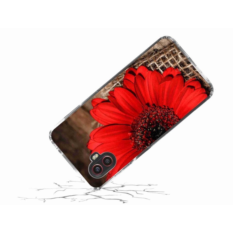 Gelový kryt mmCase na mobil Samsung Galaxy Xcover 6 Pro - gerbera
