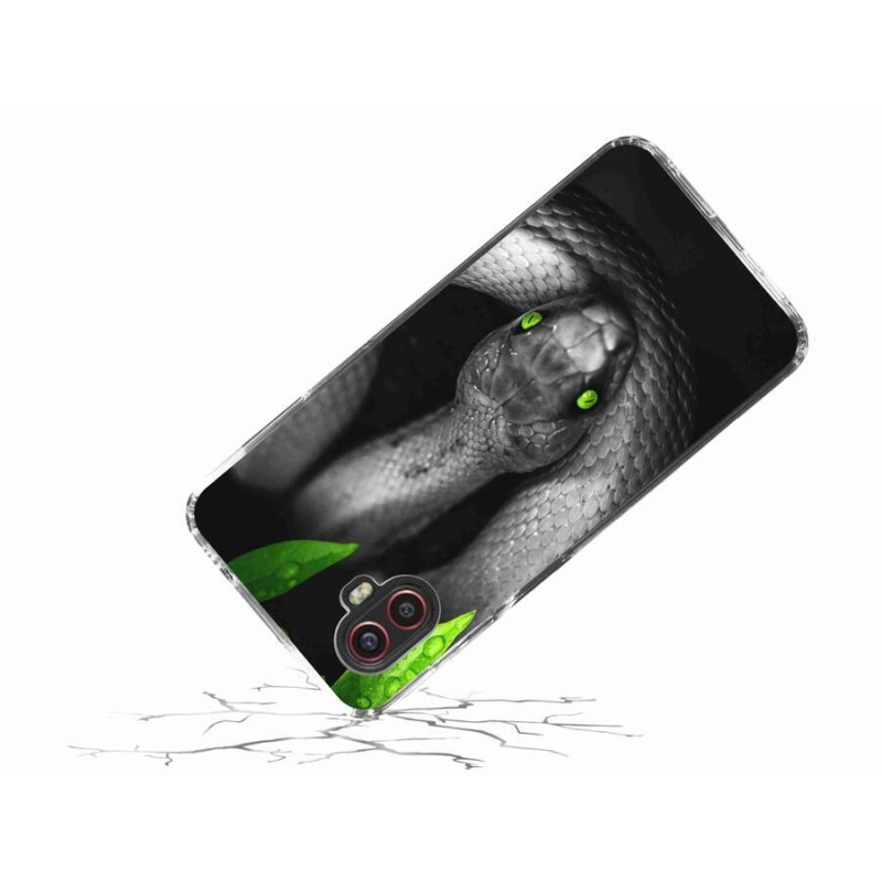 Gelový kryt mmCase na mobil Samsung Galaxy Xcover 6 Pro - had