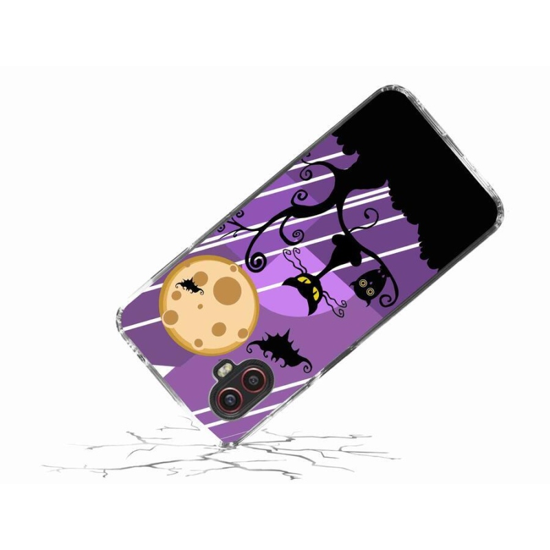 Gelový kryt mmCase na mobil Samsung Galaxy Xcover 6 Pro - halloween
