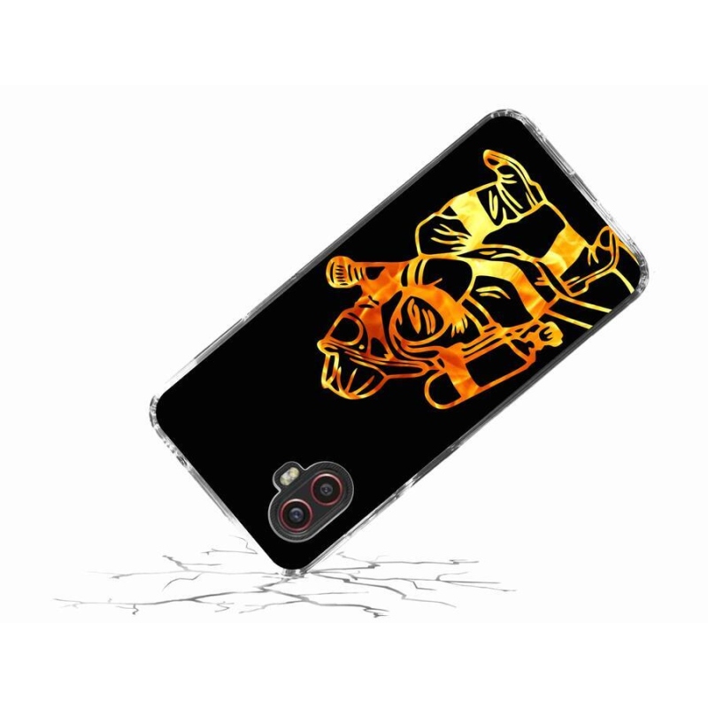 Gelový kryt mmCase na mobil Samsung Galaxy Xcover 6 Pro - hasič 1