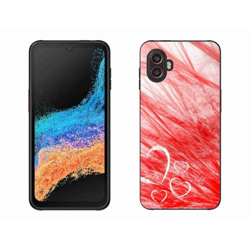 Gelový kryt mmCase na mobil Samsung Galaxy Xcover 6 Pro - heart