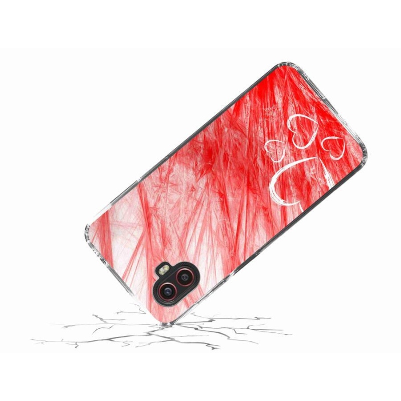 Gelový kryt mmCase na mobil Samsung Galaxy Xcover 6 Pro - heart