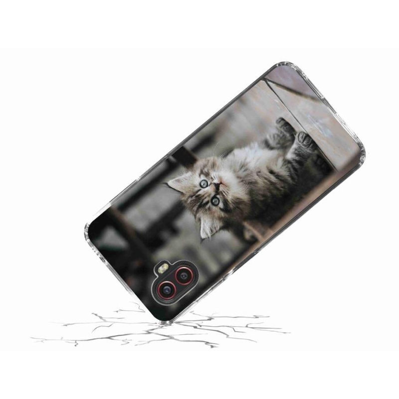 Gelový kryt mmCase na mobil Samsung Galaxy Xcover 6 Pro - koťátko