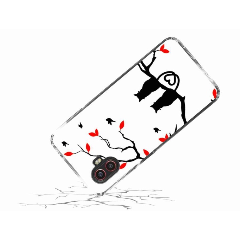 Gelový kryt mmCase na mobil Samsung Galaxy Xcover 6 Pro - kočičí láska