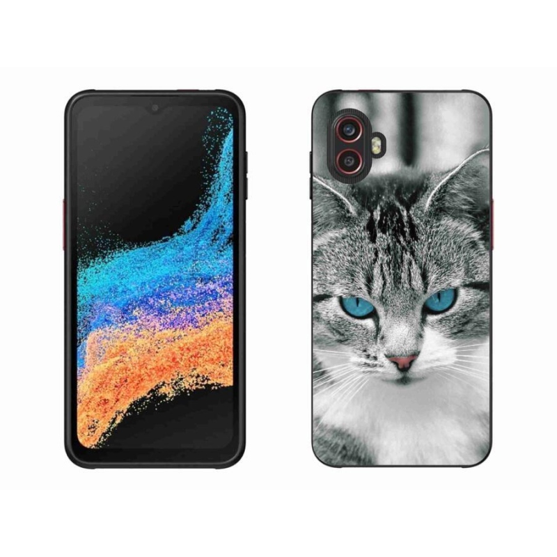 Gelový kryt mmCase na mobil Samsung Galaxy Xcover 6 Pro - kočičí pohled 1