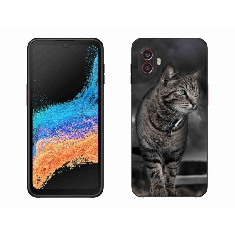 Gelový kryt mmCase na mobil Samsung Galaxy Xcover 6 Pro - kočka