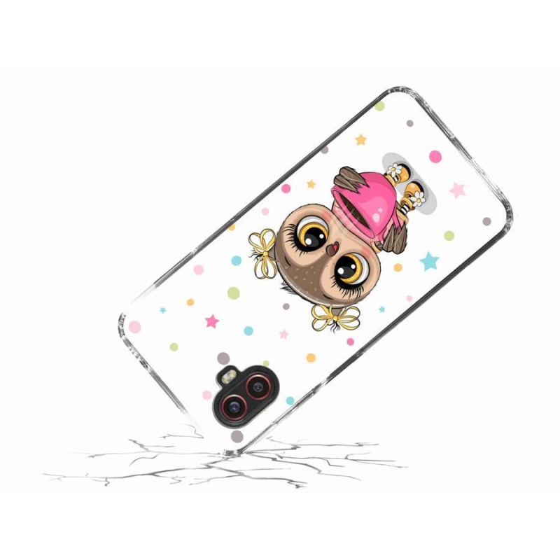 Gelový kryt mmCase na mobil Samsung Galaxy Xcover 6 Pro - kreslená sovička