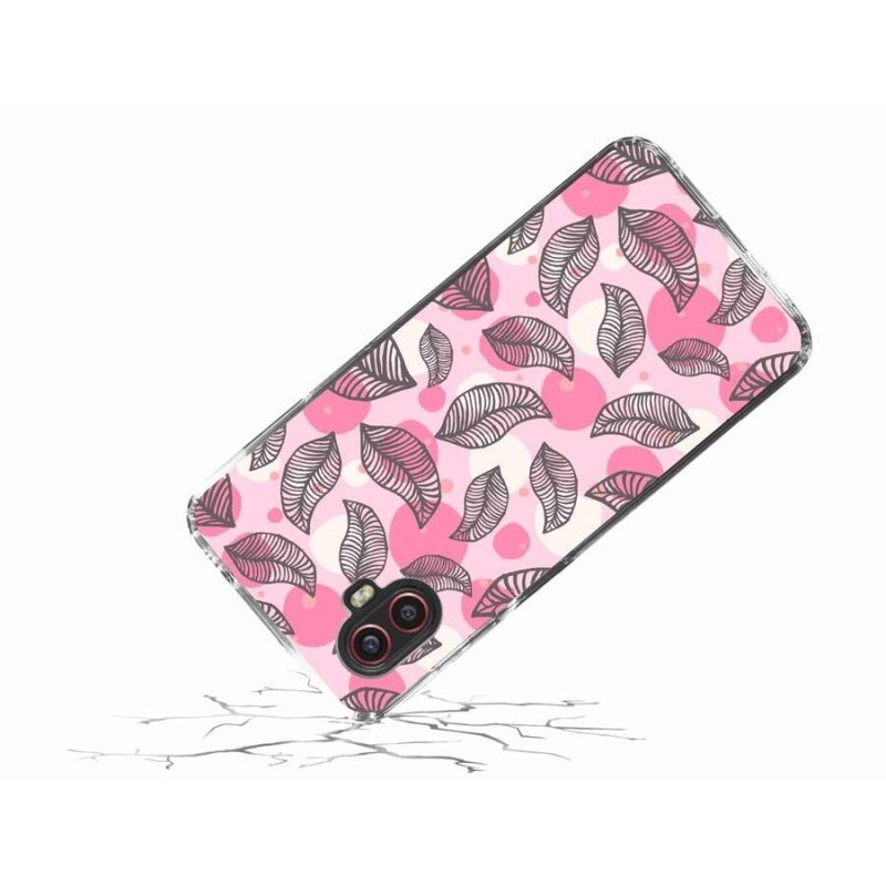 Gelový kryt mmCase na mobil Samsung Galaxy Xcover 6 Pro - kreslené padající listy