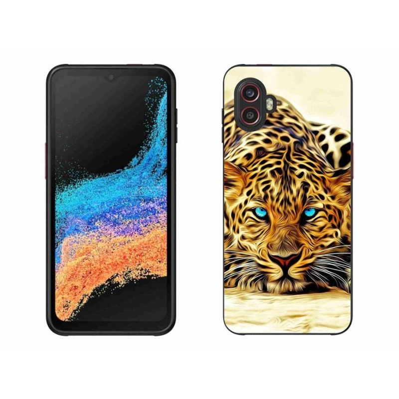 Gelový kryt mmCase na mobil Samsung Galaxy Xcover 6 Pro - kreslený tygr