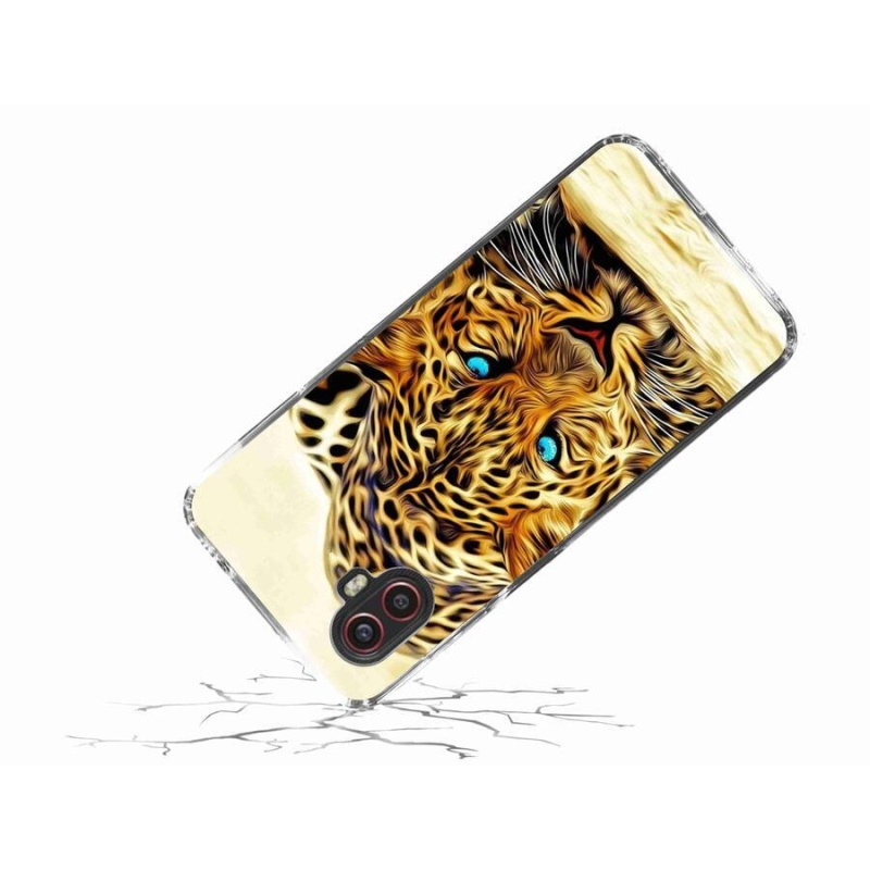 Gelový kryt mmCase na mobil Samsung Galaxy Xcover 6 Pro - kreslený tygr